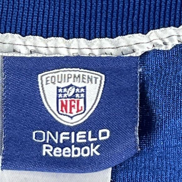 Peyton Manning 18 Jersey Mens XL Blue NFL Indianapolis Colts Onfield Reebok Y2K - Picture 11 of 15